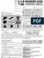 TD 01 Química 9º Ano