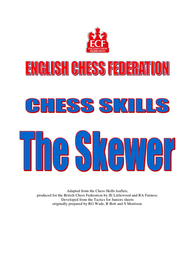 Chess Skewer Tactics Explained | PDF | Chess | Chess Theory