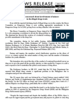 April16.2012 Lawmakers Concerned About Involvement of Minors in The Illegal Drugs Trade