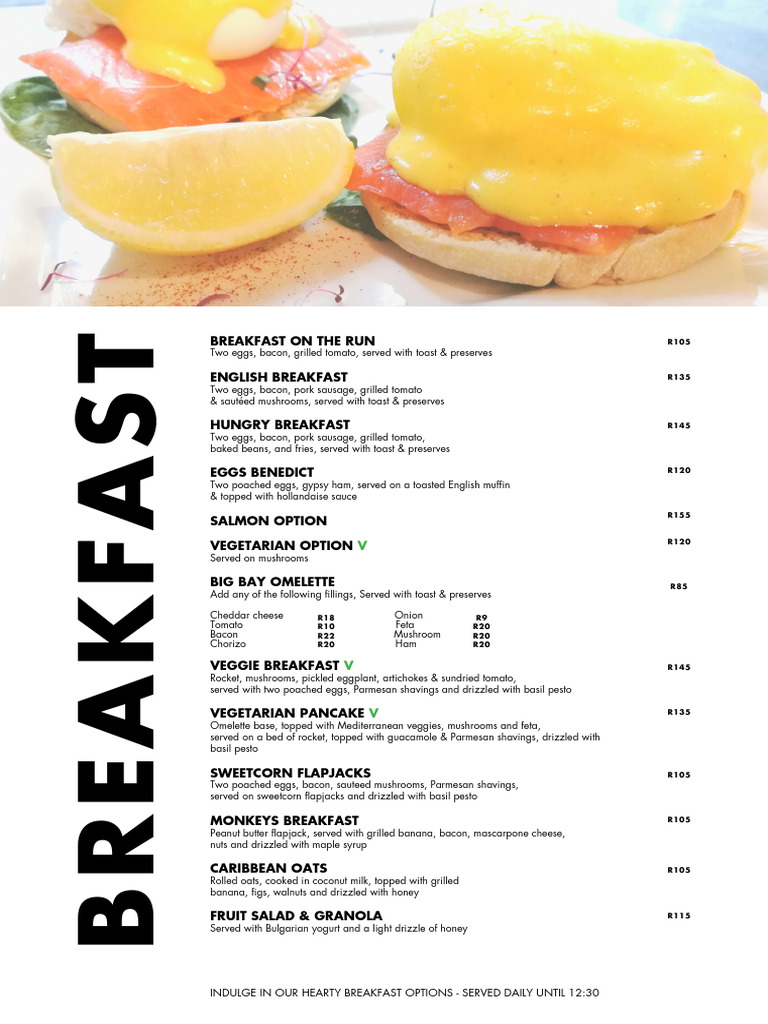 Eden Cafe Breakfast & Lunch Menu | PDF | Pancake | Hamburgers