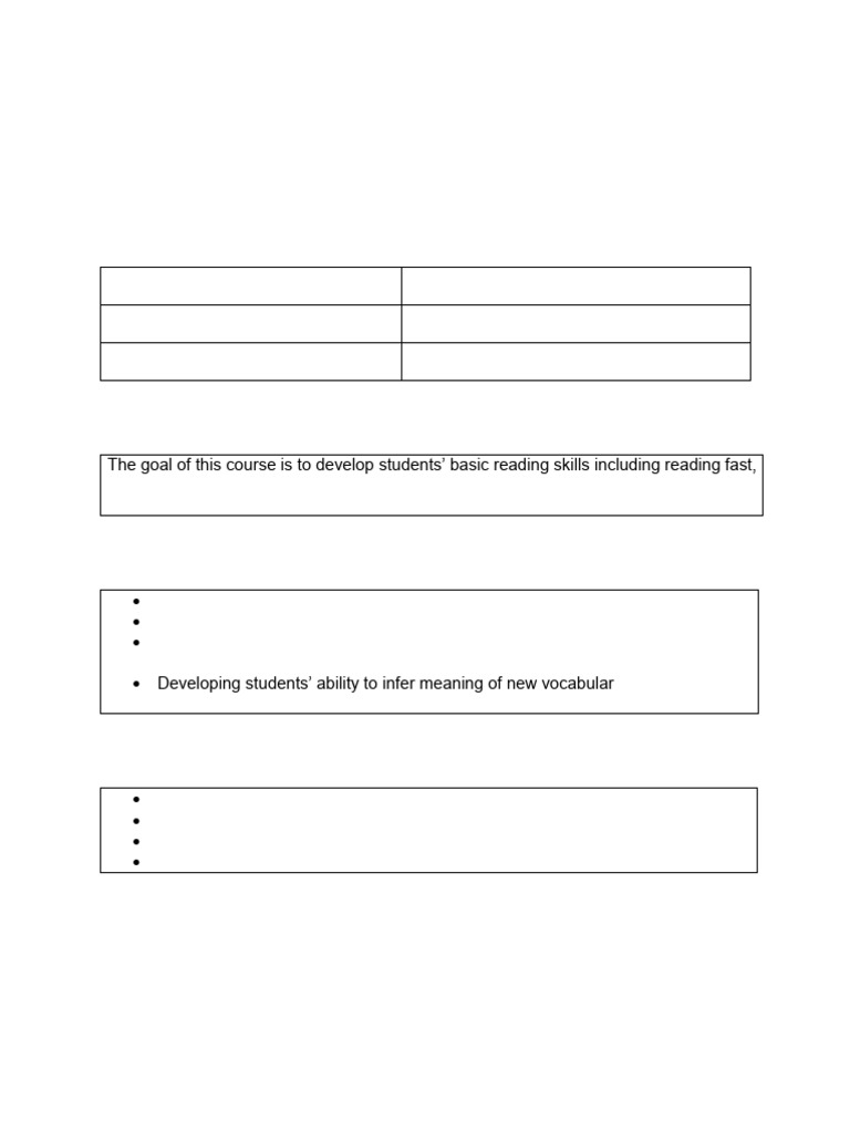 Course Goals Objectives and Learning Outcomes | PDF | Translations ...