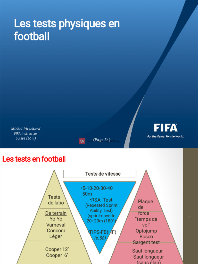 Tests physiques en football : Guide complet | PDF | Gestion de l ...