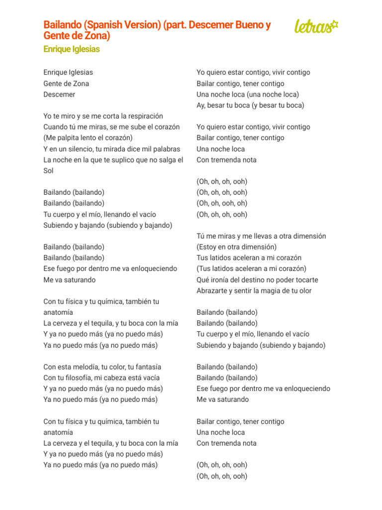 Letra de 