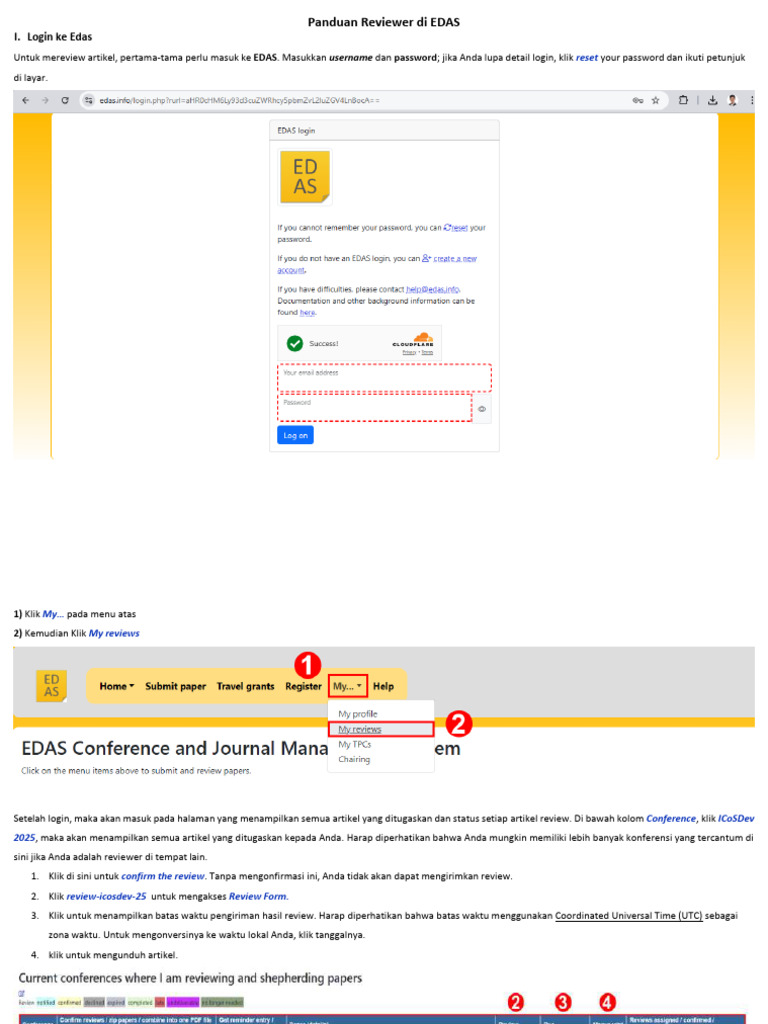 Panduan Lengkap Review di EDAS | PDF
