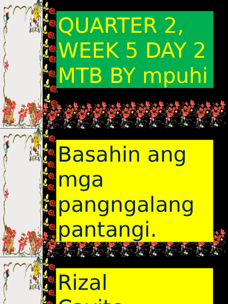 Q2 W5 MTB Day 2 | PDF