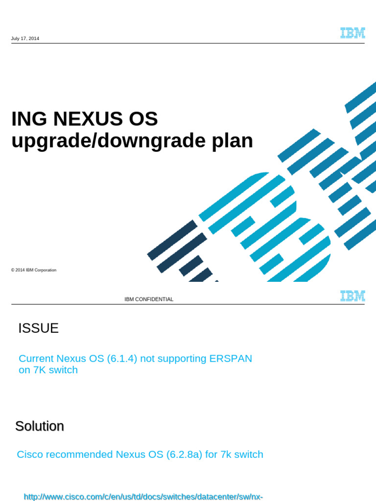 Nexus OS Upgrade Guidelines for 7K Switch | PDF | Booting | Computer ...