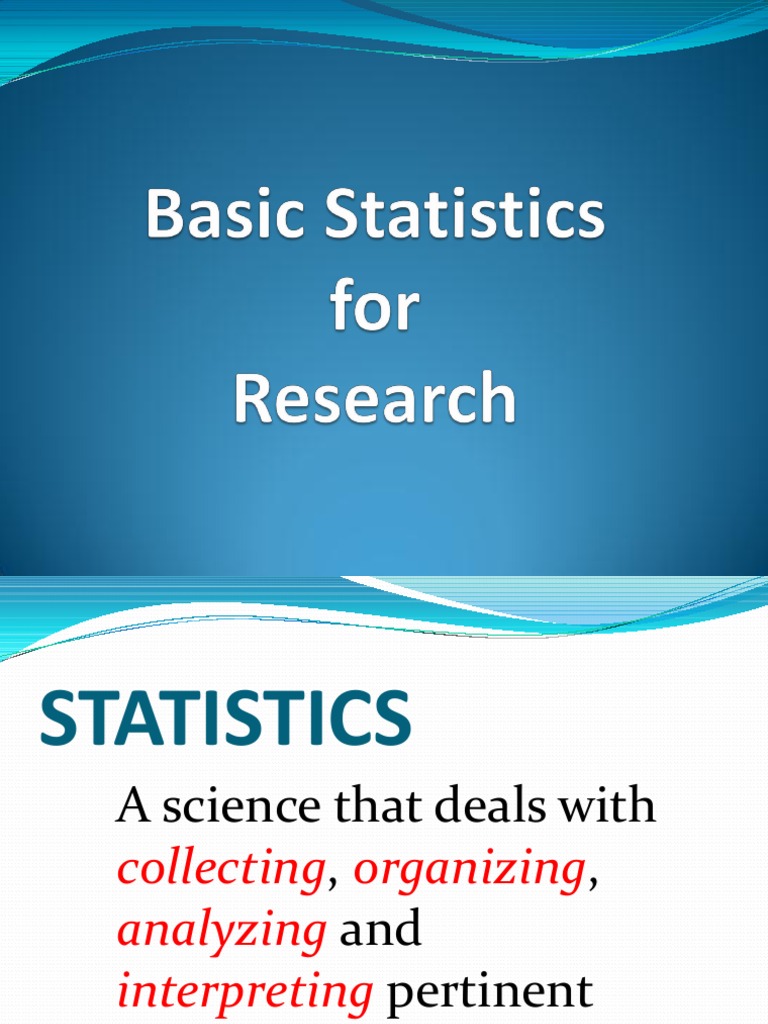 Understanding Statistics and Data Analysis | PDF | Statistical ...