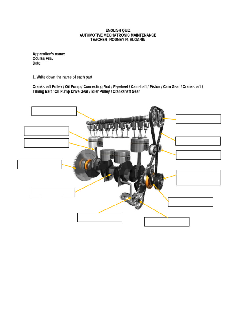 Automotive Mechatronic Quiz Guide | PDF