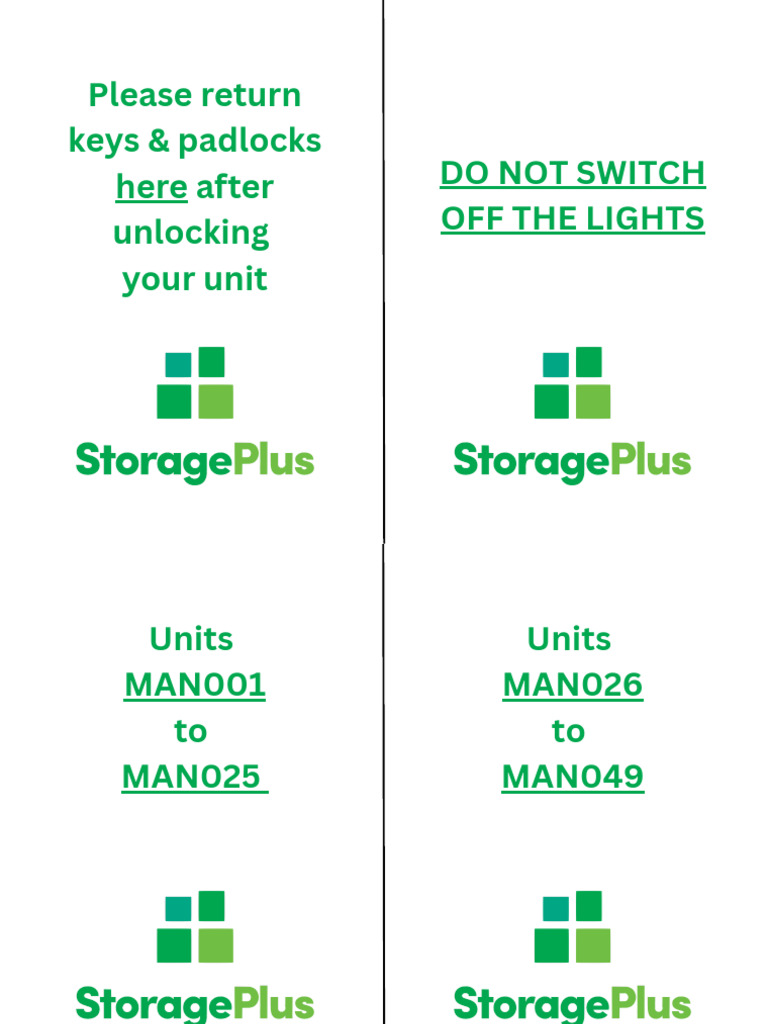 Key Return and Unit Guidelines | PDF