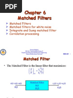 EEE461Lect11 (Matched Filters)