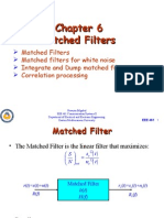 EEE461Lect11 (Matched Filters)