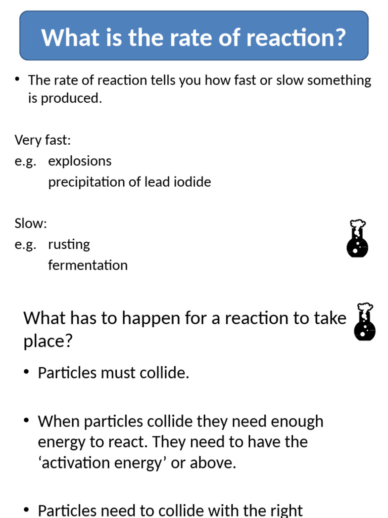 Understanding Reaction Rates and Factors | PDF | Reaction Rate ...