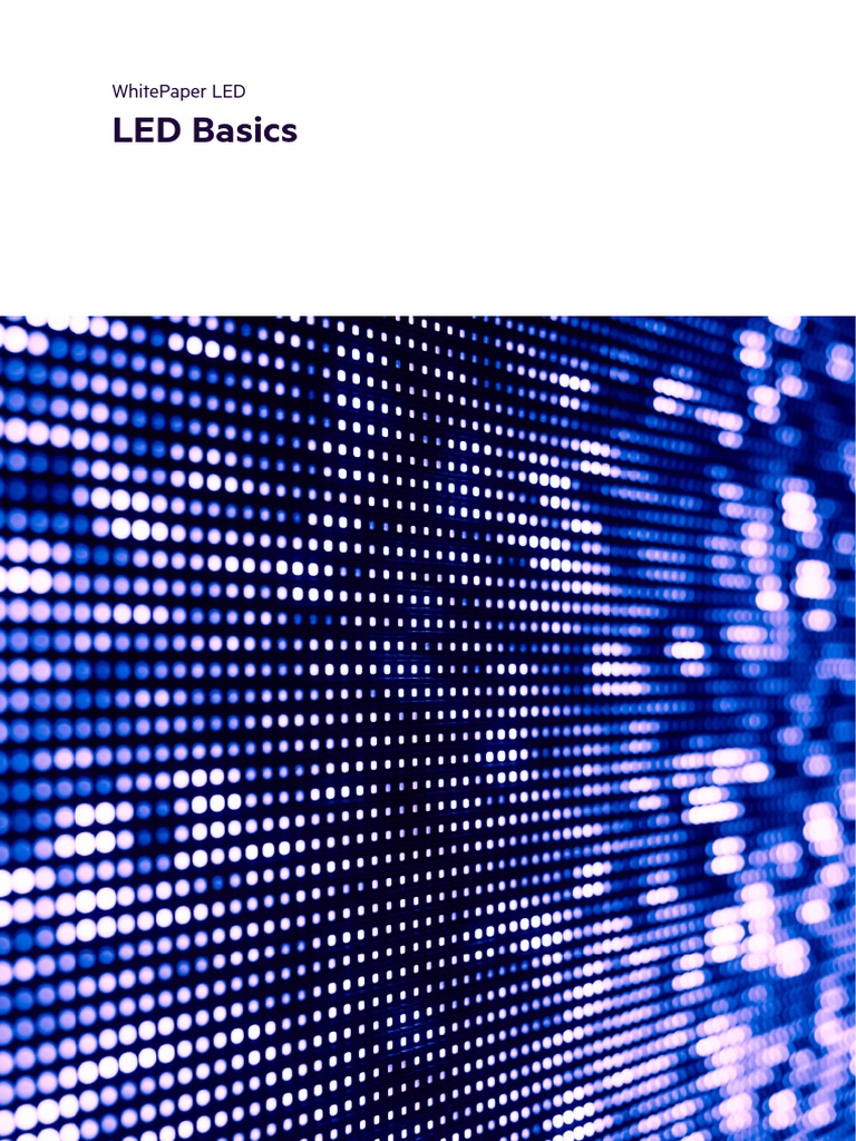 LED Lighting: Basics and Parameters | PDF | Light Emitting Diode ...