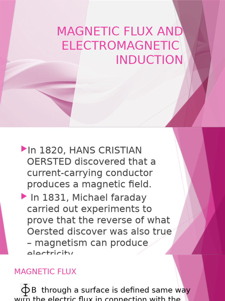 Magnetic Flux and Induction Principles | PDF | Electromagnetic ...
