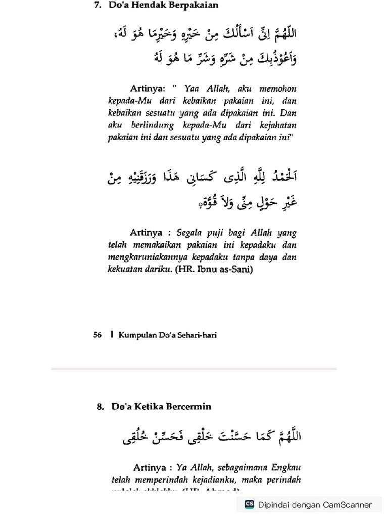 Doa Sehari Sehari | PDF