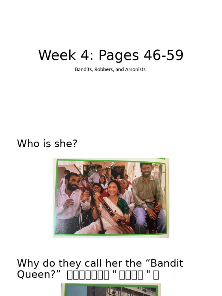 Bandit Queen and Notorious Heists | PDF