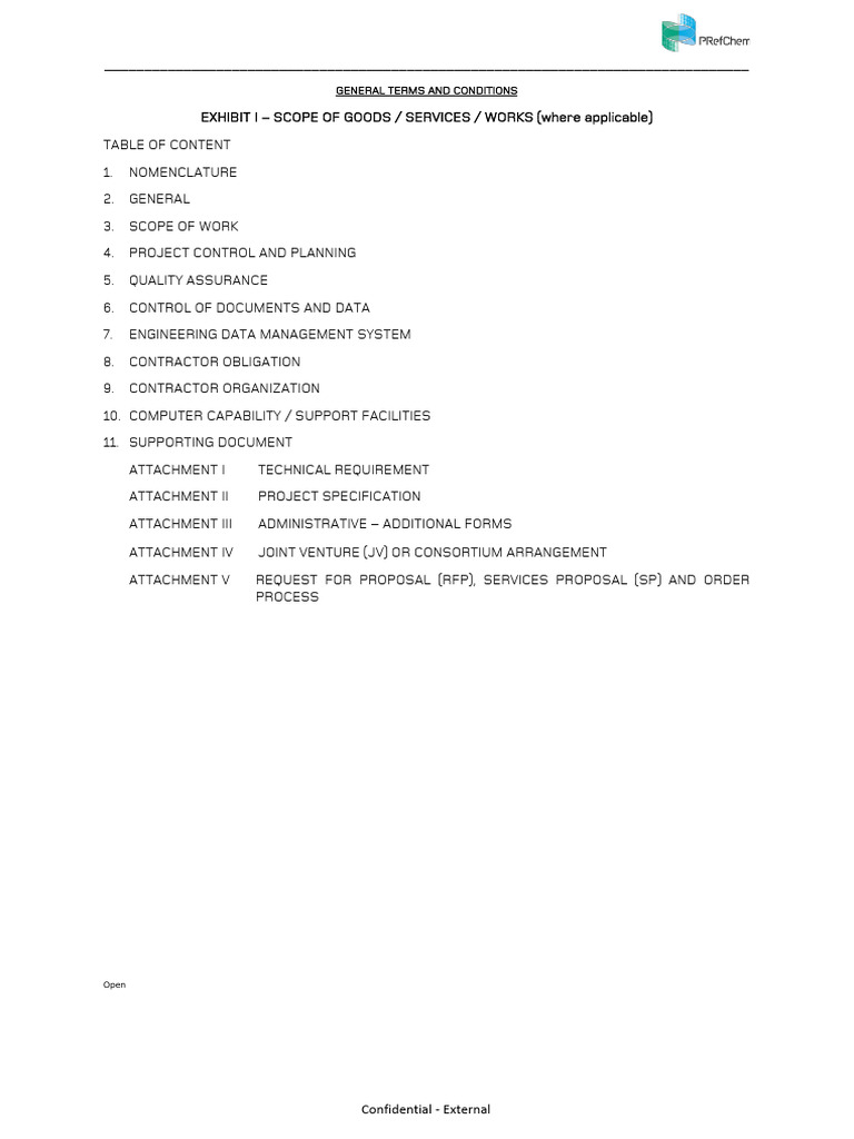 Engineering Procurement Contract Overview | PDF | Specification ...