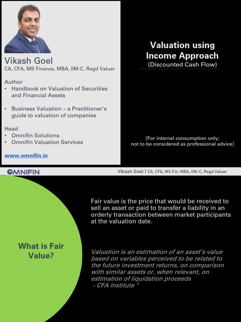 Omnifin - Valuation Using Discounted Cash Flows Method | PDF | Cost Of ...