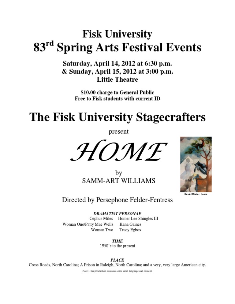 Fisk University Spring Arts Festival 2012 | PDF
