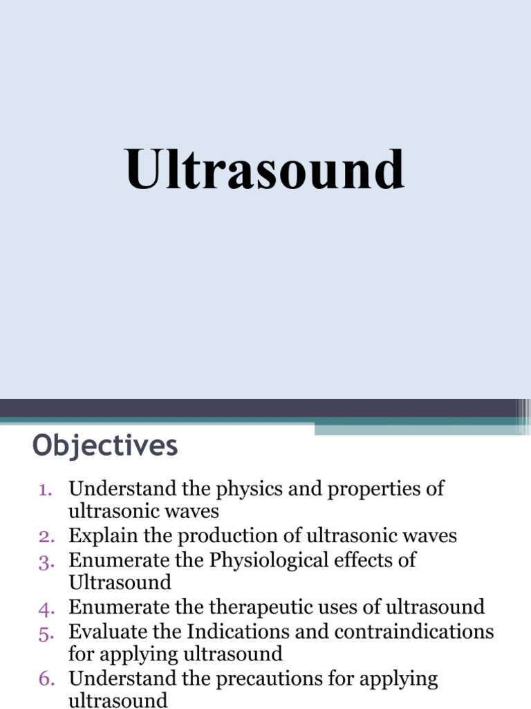 Ultrasound PDF | PDF