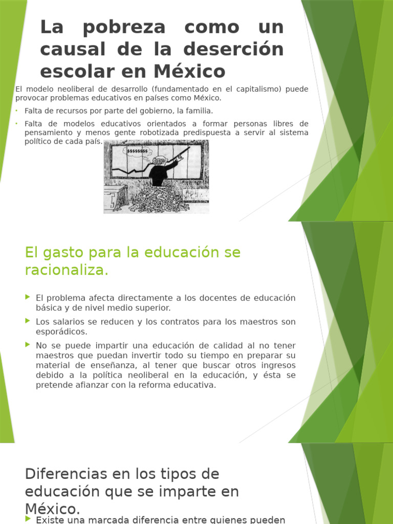 La Pobreza Como Un Causal de La Deserción | PDF | Desigualdad social ...