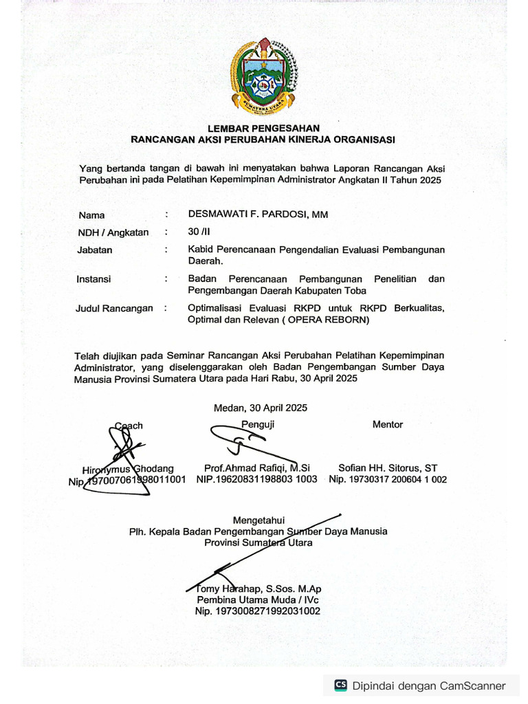 Lembar Pengesahan | PDF