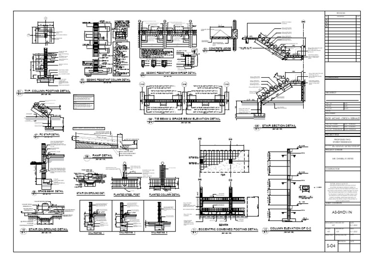 Concrete Beam and Footing Details | PDF | Structural Engineering ...