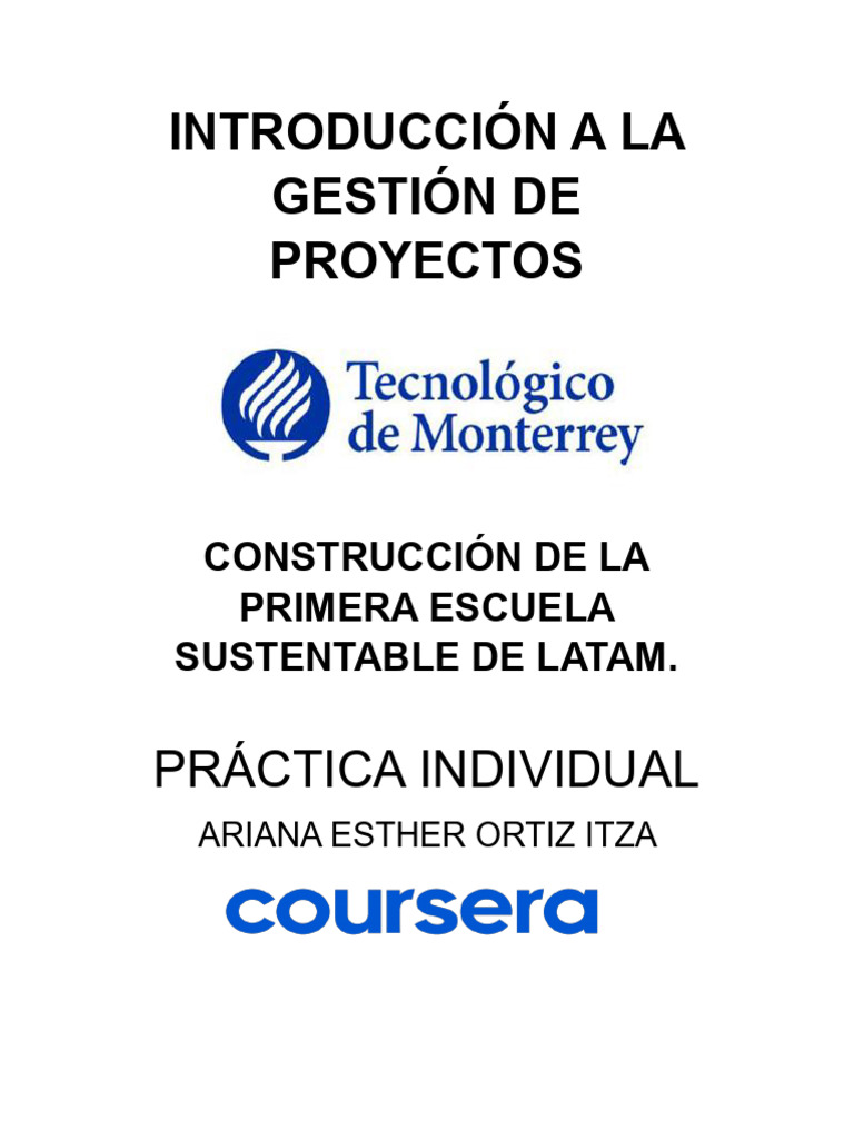 Introducción A La Gestión de Proyectos | PDF | Sustentabilidad ...
