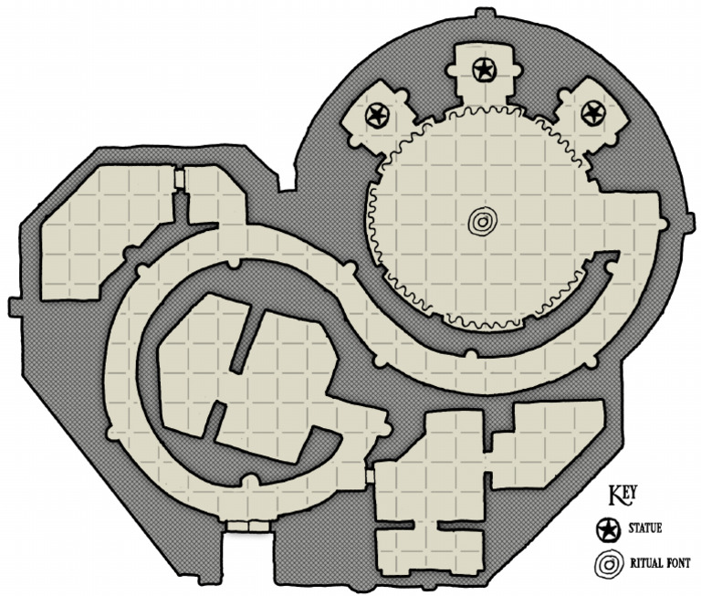 Temple Map Unlit Colour | PDF