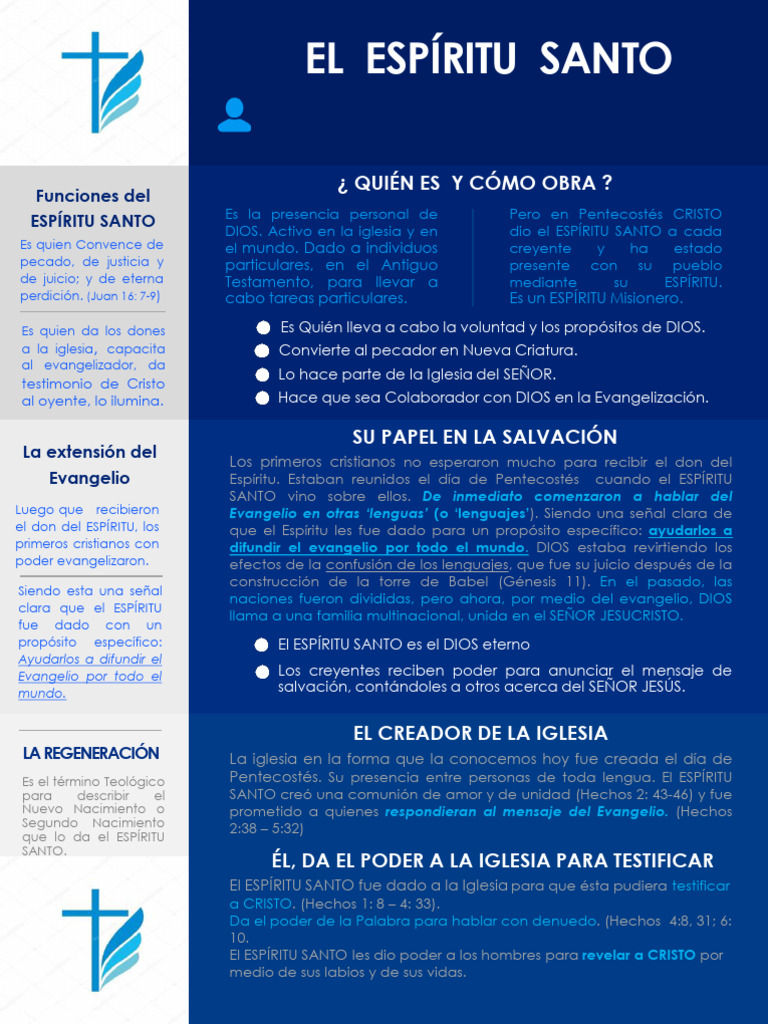 El Papel del Espíritu Santo en la Iglesia | PDF | Cristo (título ...