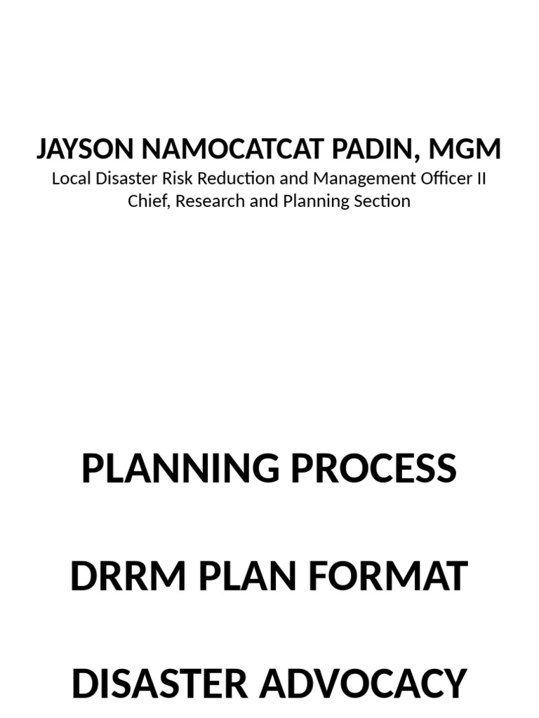 Local Disaster Risk Management Guide | PDF | Monitoring And Evaluation ...