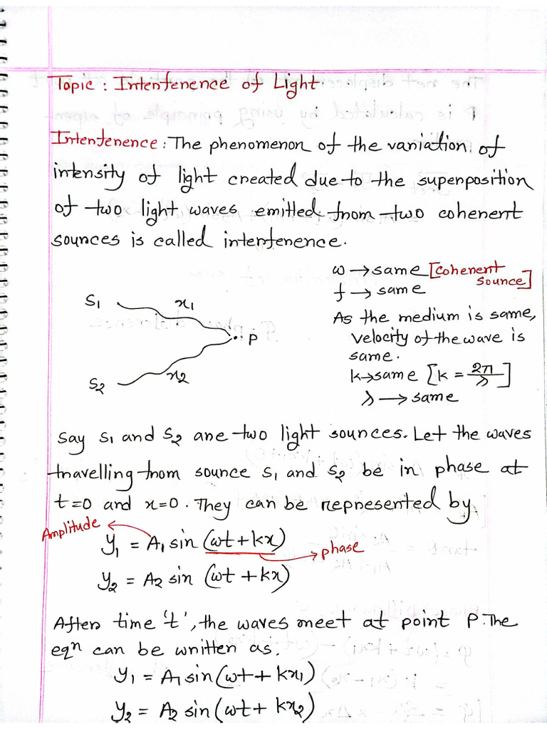 2 Optics Interference Pdf
