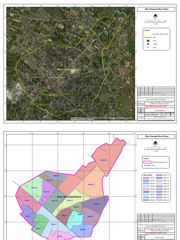 Hojai Municipal Board Project Map | PDF | Geographic Data And Information