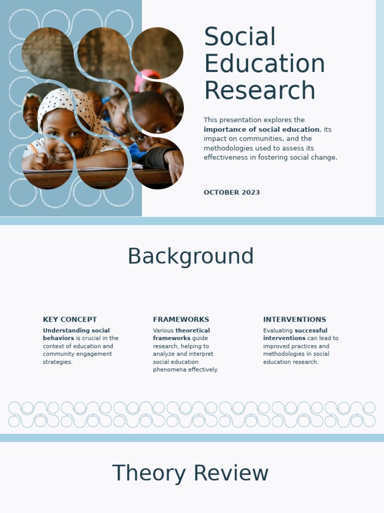 Social Education Impact and Research Insights | PDF | Methodology ...