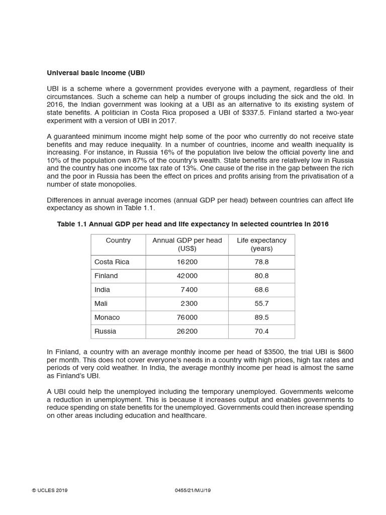 Universal Basic Income Overview and Impact | PDF | Income | Poverty