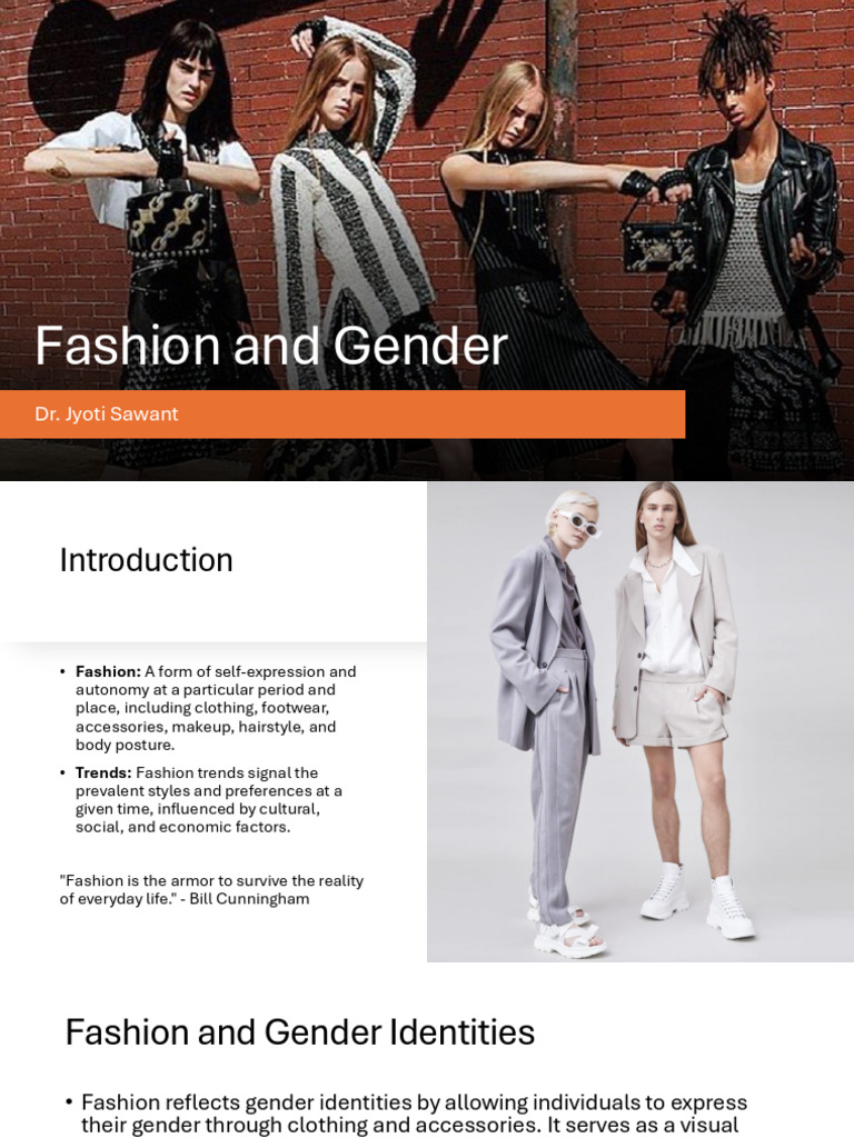 Fashion's Role in Gender Identity | PDF | Fashion | Gender