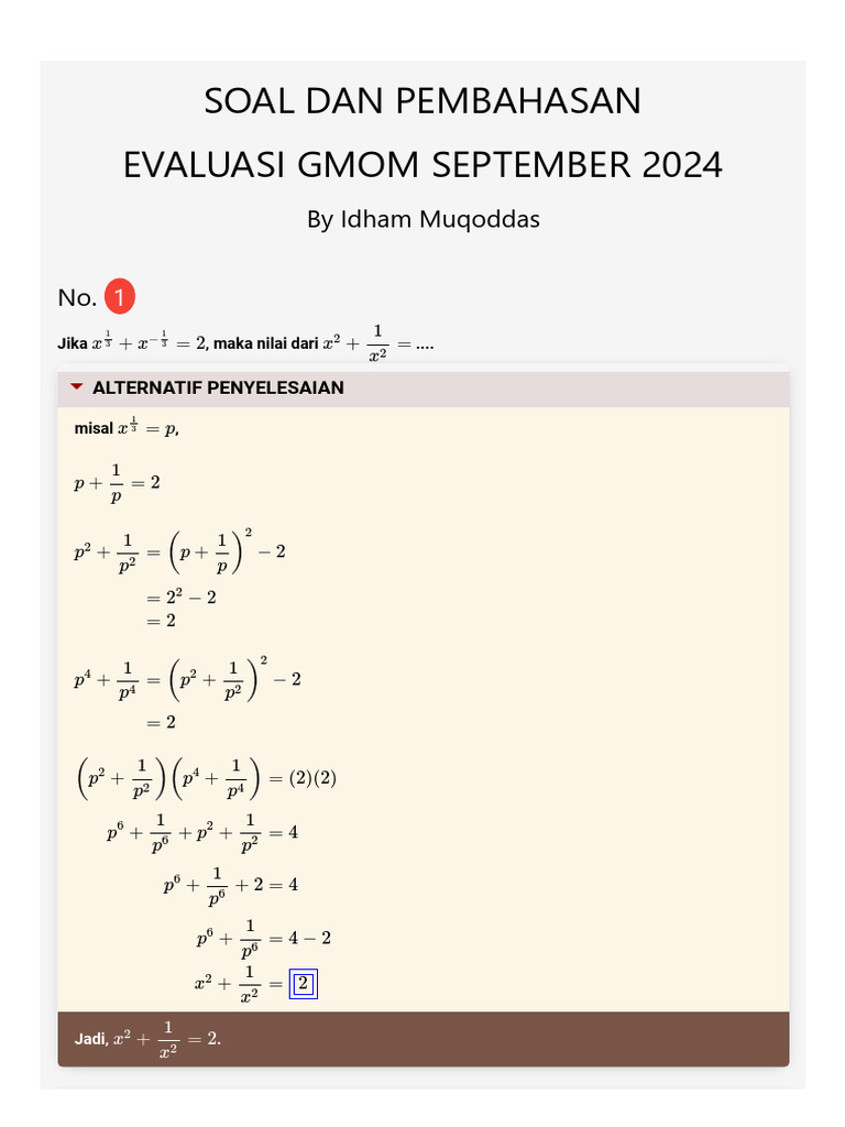 Bilangan Prima dan Faktor 7776 | PDF