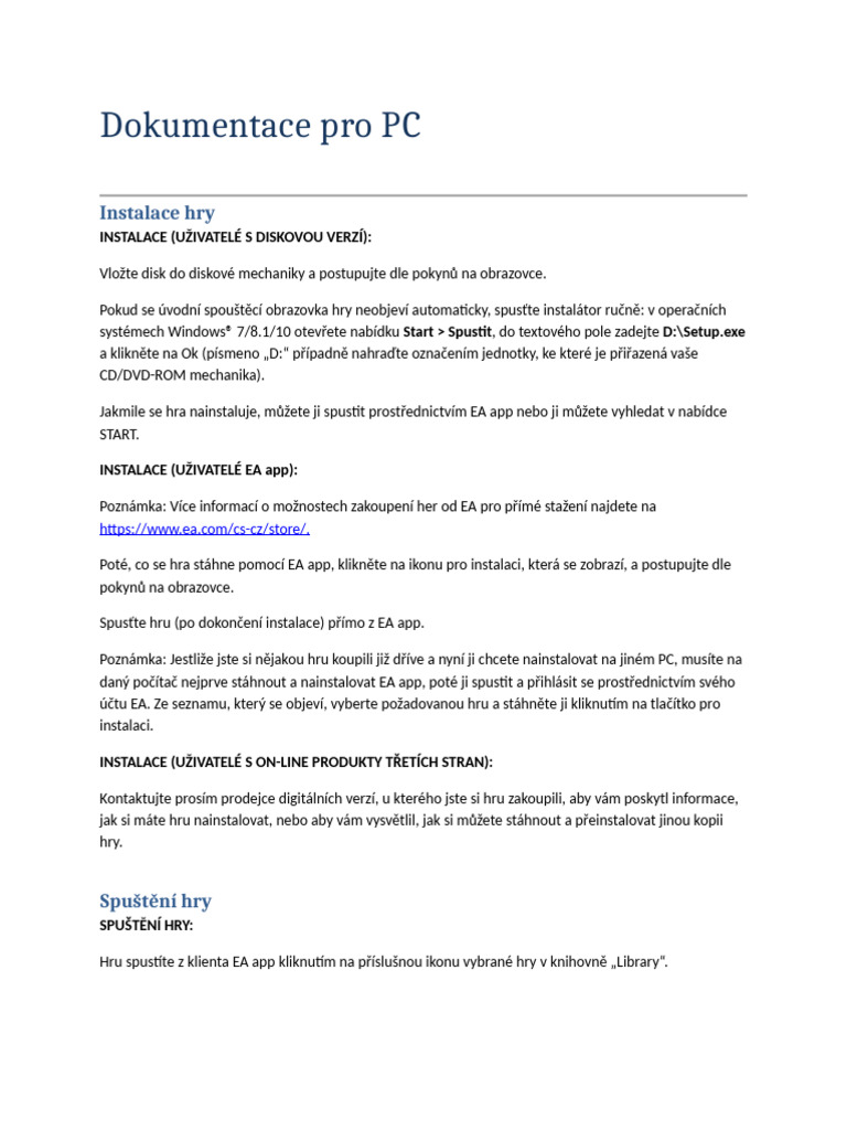 Technická Podpora | PDF