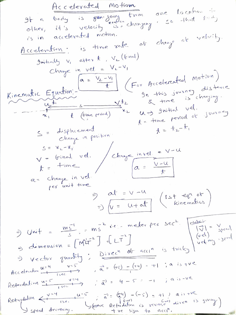 Projectile Motion Derivations and Formulas | PDF | Kinematics | Motion ...