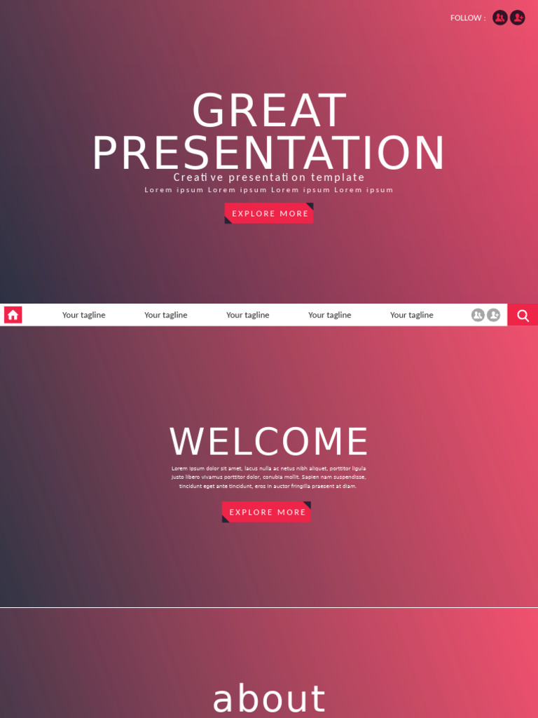 Creative Presentation Template | PDF