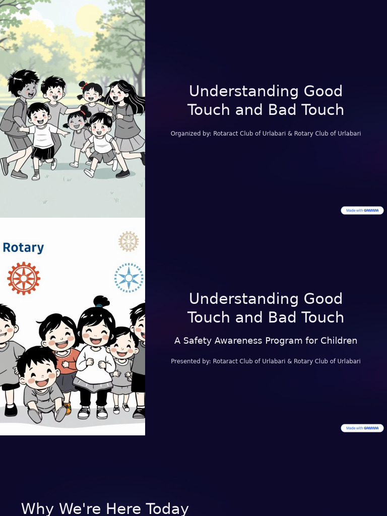 Understanding Good and Bad Touch | PDF