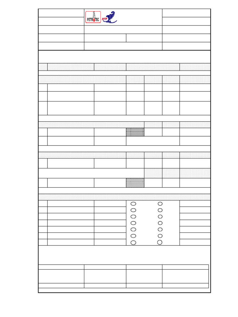 Pump Assembly Final Inspection Checklist | PDF | Internal Combustion ...