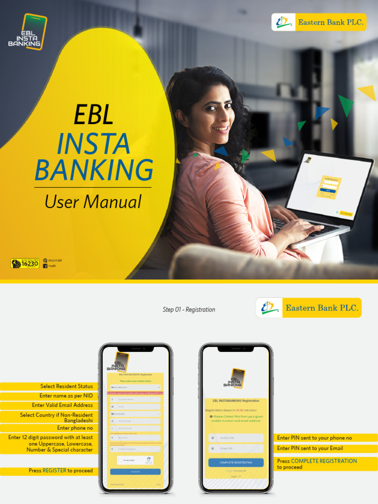 EBL Insta Banking User Manual | PDF | Password | Debit Card