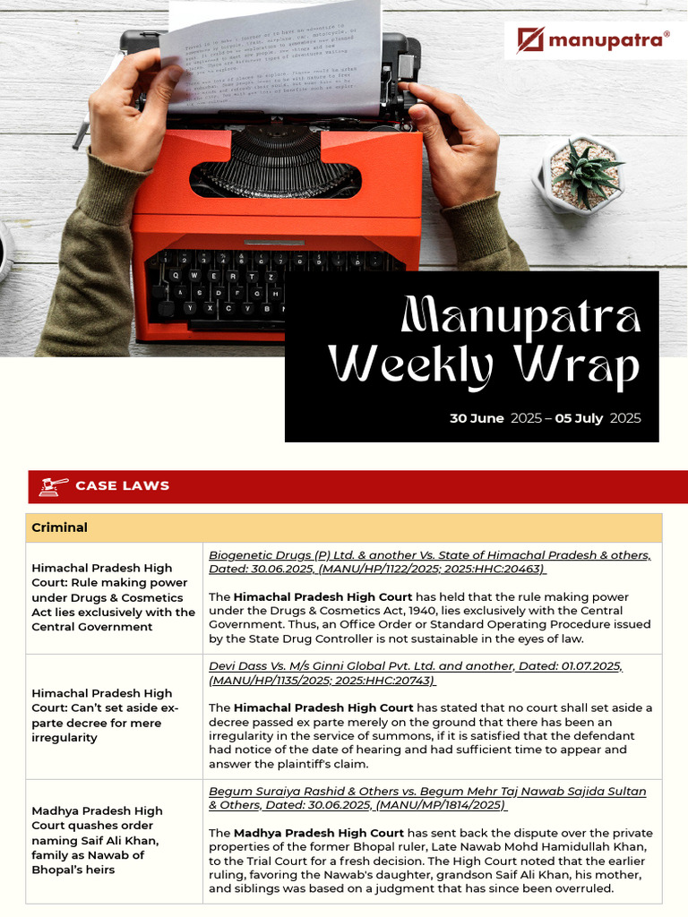 Recent High Court Rulings Summary | PDF | Supreme Court Of The United ...