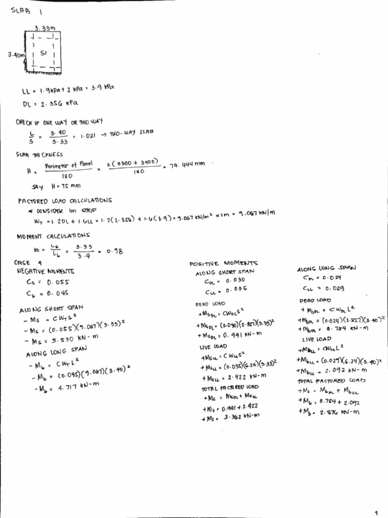 Slab Design | PDF