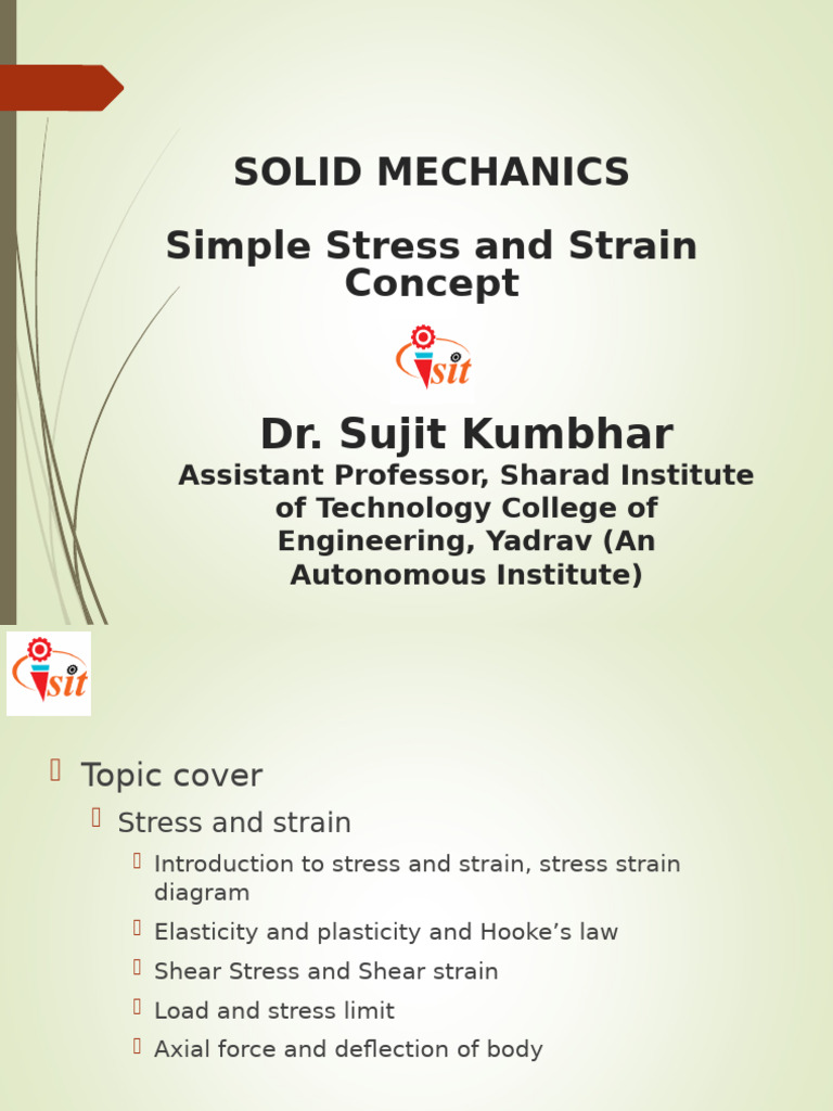 Understanding Stress and Strain Concepts | PDF | Deformation ...