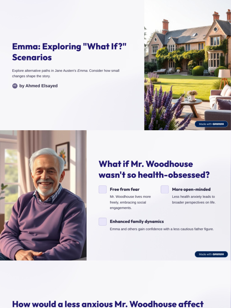 Emma Exploring What If Scenarios | PDF