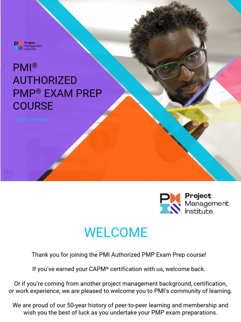 PMI Authorized PMP Exam Prep Course | PDF | Project Management Professional | Vocational Education