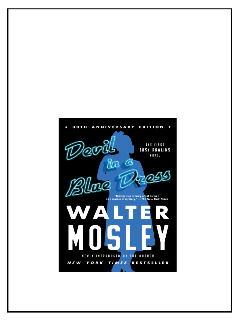 Walter Mosley Books Devil In A Blue Dress By Walter Mosley - Easy Rawlins  Mystery Paperback, Good Condition Terry Redlin Books