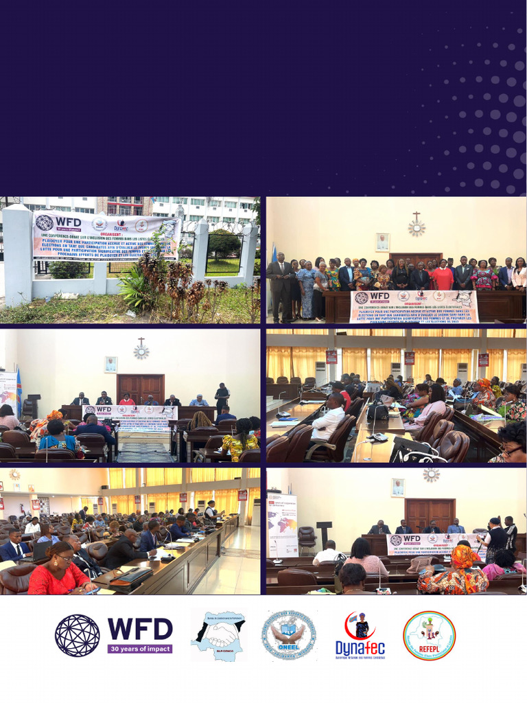 Inclusion des femmes en RDC : Rapport conférence | PDF | Gouvernement ...